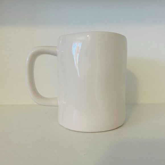 Rae Dunn Mama Bird Mug White Black Ceramic Coffee Art Limited Edition - Picture 3 of 7